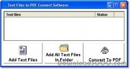 Text Files to PDF Convert Software screenshot